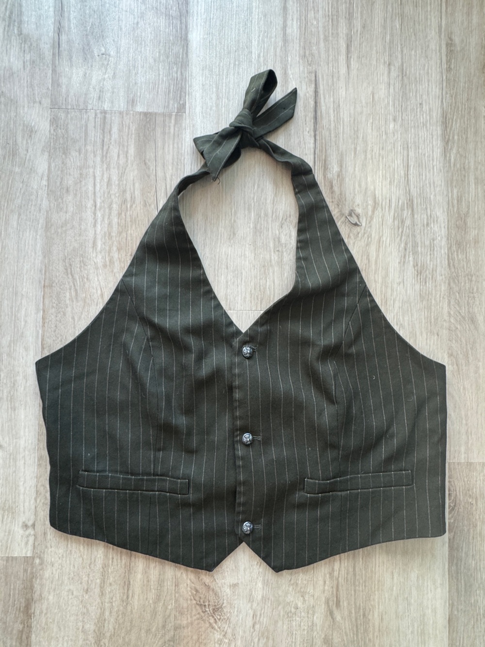 Disturbia Payoff Halter Waistcoat Top Sz 16 - Picture 2 of 9